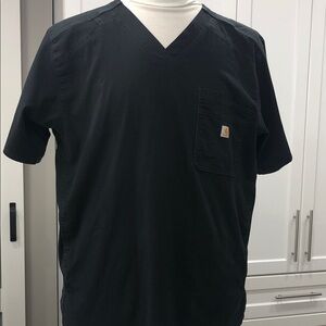 Carhartt Black Scrub Top - Men’s Large